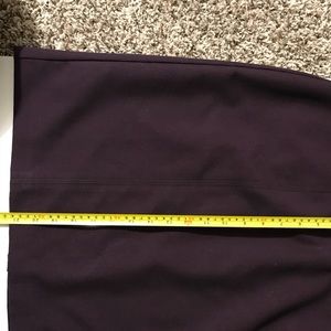 Worthington Women Pencil Skirt Deep Purple